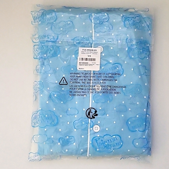 NWT Classic Polka Dot Women's PJ Set - Short Sleeve - Picture 3 of 6